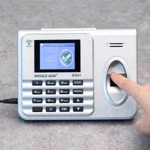 Máy Chấm Công Vân Tay, Thẻ Từ Ronald Jack DG01 - Kết Nối Wifi